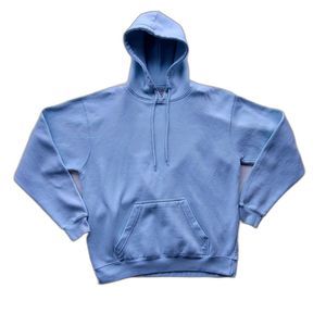 Pacific and Co Light Blue Blank Hoodie - Men's Size Medium